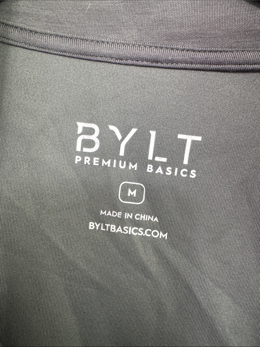 BYLT Women’s Gray Zip-Neck Pullover - Picture 2 of 7